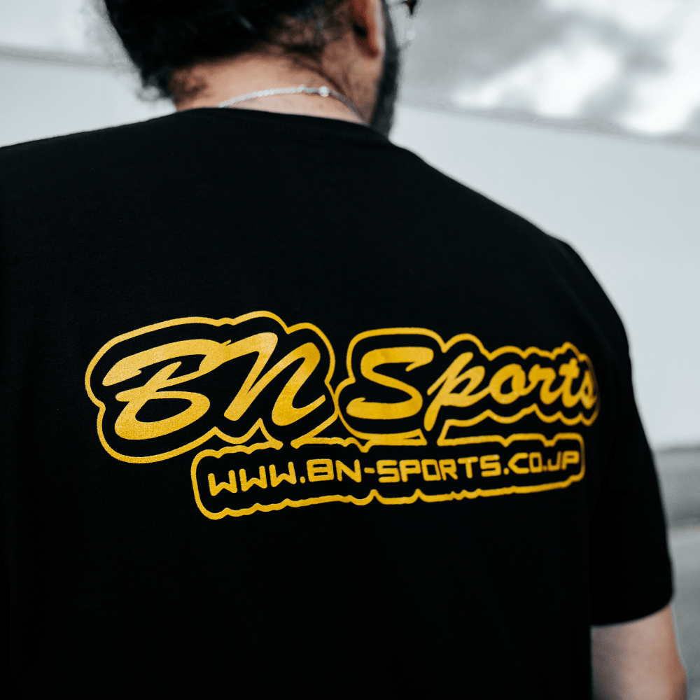 BN Sports Black T-Shirt – Metallic Gold Print