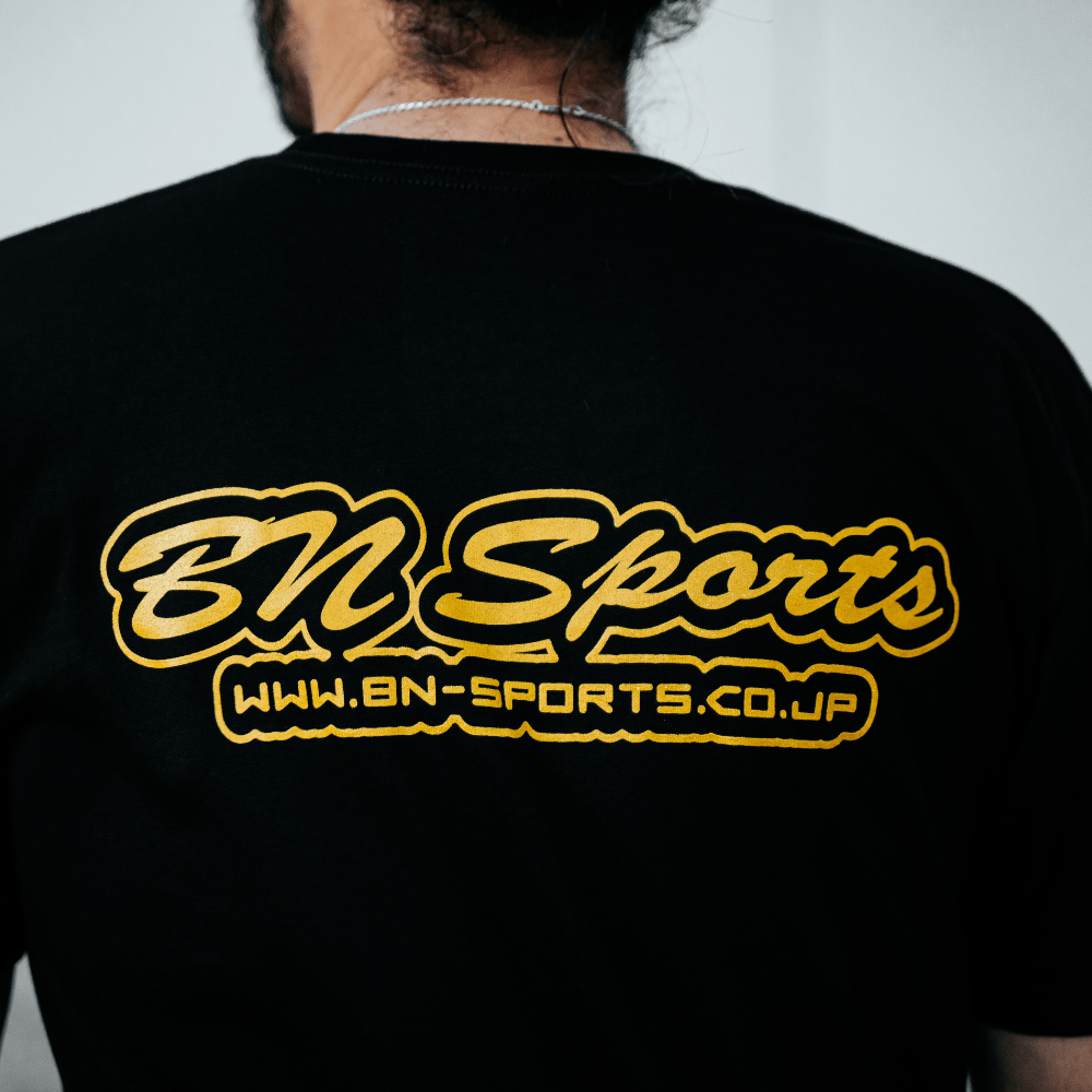 BN Sports Black T-Shirt – Metallic Gold Print