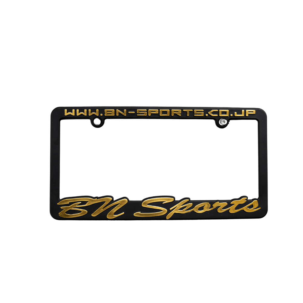 BN Sports Custom License Plate Frame - Gold